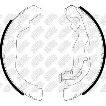 Колодки тормозные барабанные RENAULT ARKANA I <b>NIBK FN0673</b>