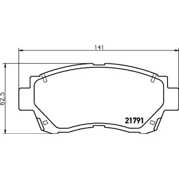 Колодки тормозные дисковые, передние, LEXUS ES/ES/LS/SC Coupe, TOYOTA ALTEZZA/CAMRY/CELICA/CHASER <b>NISSHINBO NP1006</b>