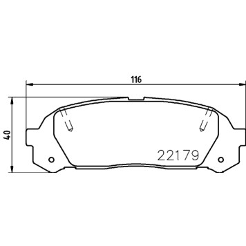 Колодки тормозные дисковые, задние, DAIHATSU/TOYOTA CHARADE, YARIS , YARIS <b>NISSHINBO NP1083</b>