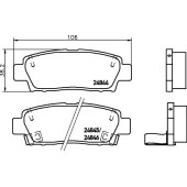 Колодки тормозные дисковые, задние, LEXUS RX <b>NISSHINBO NP1092</b>