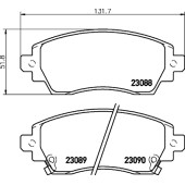 Колодки тормозные дисковые, передние, LEXUS LS <b>NISSHINBO NP1120</b>