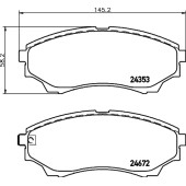 Колодки тормозные дисковые, передние, MITSUBISHI COLT CZC Convertible , COLT VI <b>NISSHINBO NP5014</b>