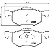 Колодки тормозные дисковые, передние, TOYOTA DYNA Bus , DYNA Bus <b>NISSHINBO NP5028</b>
