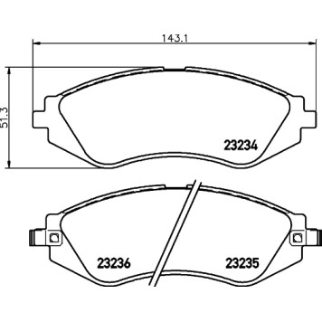 Колодки тормозные дисковые, передние, MAZDA MX-5 III , MX-5 IV <b>NISSHINBO NP6028</b>