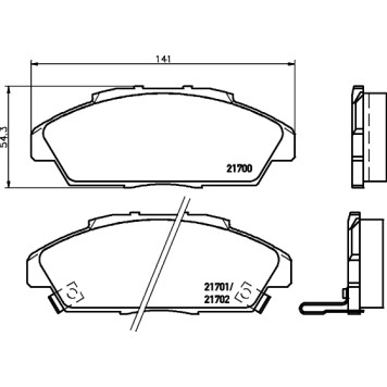 Колодки тормозные дисковые, передние, DAEWOO/SSANGYONG KORANDO , KORANDO Cabrio , MUSSO , KORANDO , KORANDO , MUSSO , MUSSO SPORTS <b>NISSHINBO NP8024</b>