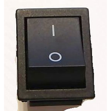 Клавиша черная двухпозиционная большая широкая-1