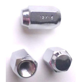 Гайка колесная 12х1,5х35 ключ на 19, хром (Toyota/Mitsubishi)