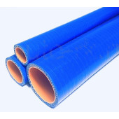 Шланг 42мм 1,1м силиконовый армированный синий/оранжевый