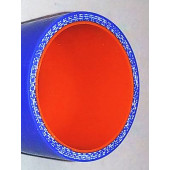 Шланг 48мм силиконовый армированный синий/оранжевый (цена за 10см) 