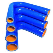 Патрубок силиконовый 22мм угол 45° длина 150/150мм