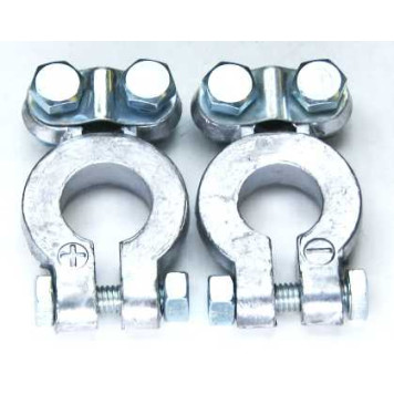 Клеммы АКБ широкие свинцовые евро 1 зажим прямой-1