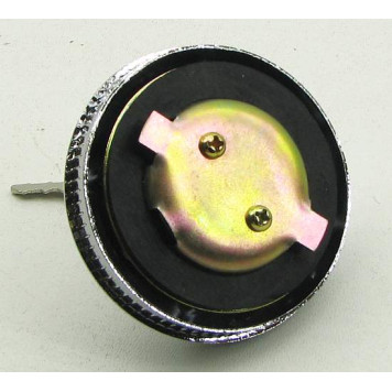 Крышка бензобака Волга с ключом металл, хром-2