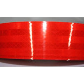 Лента светоотражающая красная евростандарт ширина 5см кратно 1м 