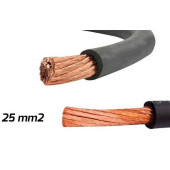 Провод медный ПуГВ 25 мм2 красный (цена за 10см)