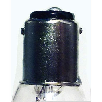 Лампа 12V 21+5W (P21/5W) 2 контакта ВА15d (выступы на цоколе на одном уровне) беcцветная-1