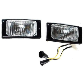 Фары противотуманные ВАЗ 2110-2115, 2123 со скругленными углами белые (2110-3743010)