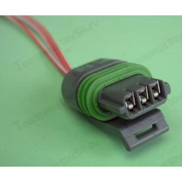 Колодка датчика фаз (положения распредвала) ВАЗ, Газ 3 гнезда <b>18000239</b>