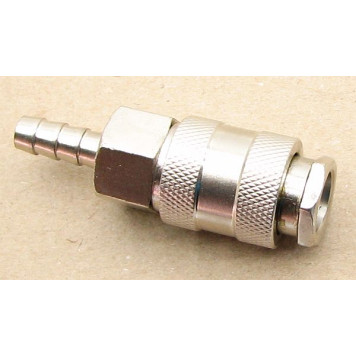 Наконечник шланга для пневмосистем быстросъемный "мама" (под шланг 10мм) металл