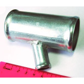 Трубка соединительная - тройник 38х16х38мм косой выход (70°)