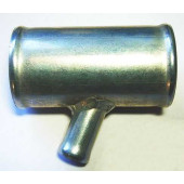 Трубка соединительная - тройник 43х16х43мм косой выход (70°)