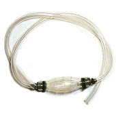 Шланг с грушей для перекачки топлива силиконовый прозрачный 771-771