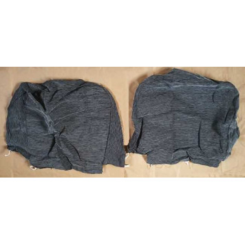 Чехлы сидений ВАЗ 2110 серые в рубчик полный комплект-4