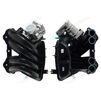 Коллектор впускной ВАЗ 21116 с ресивером пластик и дросселем <b>_ 21116-1008600-10</b>