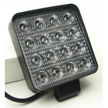 Фара противотуманная светодиодная 16LED 48W квадратная PR-1336-1