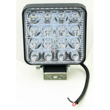 Фара противотуманная светодиодная 16LED 48W квадратная MINI (85х85х25мм) PR-1082