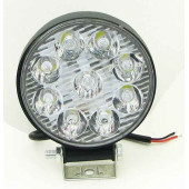 Фара противотуманная светодиодная  9LED 27W круглая MINI (85х85х23мм) PR-1083 