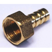 Штуцер с внутренней резьбой 3/8 под шланг 12мм , латунный
