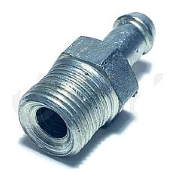 Штуцер с наружней резьбой М18 под шланг 10мм 