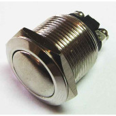 Кнопка антивандальная d=19мм без фиксации 