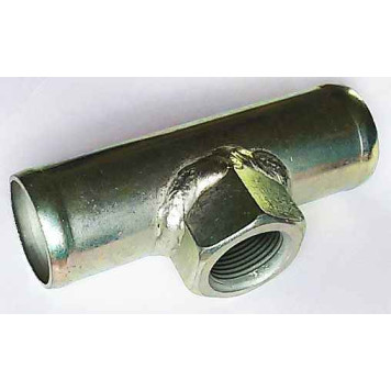 Тройник шланга радиатора (под датчик M22x1.5) металл, под шланг диаметром 32мм-1