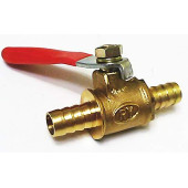 Кран шаровый универсальный под шланг  8мм