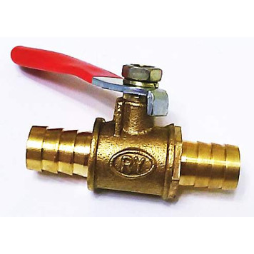 Кран шаровый универсальный под шланг 10мм