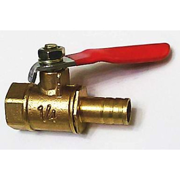 Кран шаровый универсальный резьба 1/4 внутренняя-под шланг  8мм-1