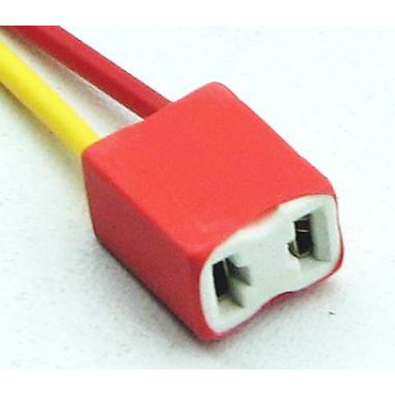 Разъем лампы H7 керамический в изоляции, прямой-1