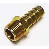 Штуцер с наружней резьбой 3/8 под шланг 10мм , латунный