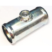 Тройник шланга радиатора (под датчик M12x1.5) металл, под шланг диаметром 38мм