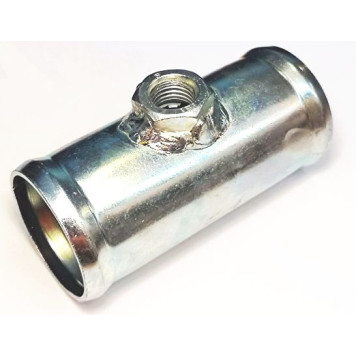 Тройник шланга радиатора (под датчик M12x1.5) металл, под шланг диаметром 38мм