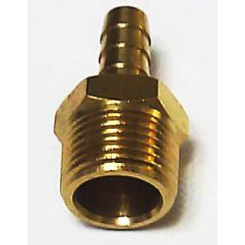 Штуцер с наружней резьбой 3/8 под шланг  8мм , латунный-1