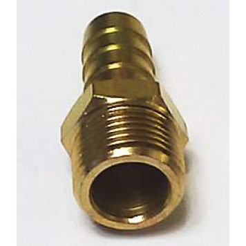 Штуцер с наружней резьбой 3/8 под шланг 12мм , латунный-1