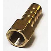 Штуцер с внутренней резьбой 1/8 под шланг  8мм , латунный