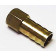 Штуцер с внутренней резьбой 1/8 под шланг 10мм , латунный