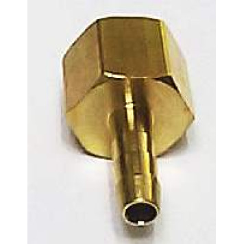 Штуцер с внутренней резьбой 1/4 под шланг  6мм , латунный-1