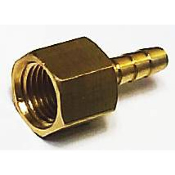 Штуцер с внутренней резьбой 1/4 под шланг  6мм , латунный