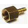 Штуцер с внутренней резьбой 1/4 под шланг  6мм , латунный