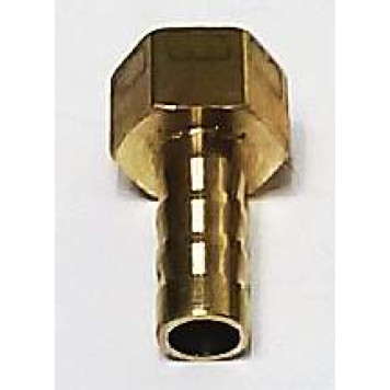 Штуцер с внутренней резьбой 1/4 под шланг  8мм , латунный-1