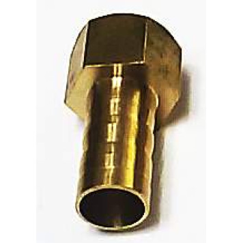 Штуцер с внутренней резьбой 1/4 под шланг 10мм , латунный-1